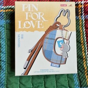 Pop Mart Labubu Pin for Love Letter Pendant “H” New, unopened